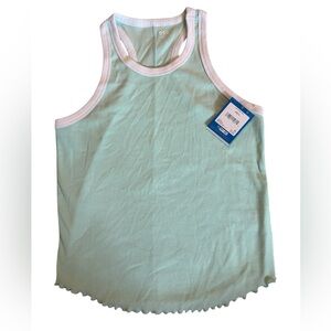 DSG Girls Cotton Rib Tank Top - Waterscape Mint - NWT - Size XL